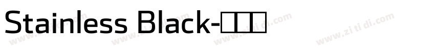 Stainless Black字体转换